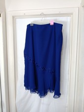 Plaza South Woman royal blue Women's skirt  Size 24W
