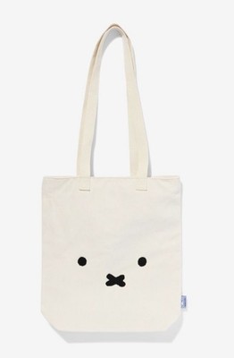 Miffy Canvas Tote Bag with Zipper, Inside Pocket, Lined, from Netherlands, NEW