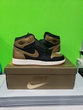 Air Jordan 1 Retro High OG GS FD1437 071 Black/Metallic Gold White New Size 7Y