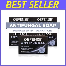 Defense Antifungal Soap Bars 5-Pack, Athlete's Foot Relief