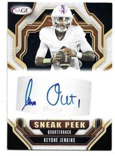 2026 SAGE KEYONE JENKINS ROOKIE FOOTBALL CARD AUTO