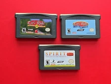 Game Boy Advance Horse Lot 3 Spirit Let's Ride Friends Forever Sunshine Stables
