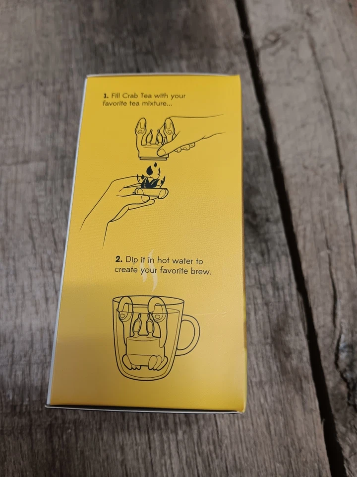 Infusor de chá de caranguejo silicone folha solta mais íngreme – sem BPA - Imagem 2 de 4