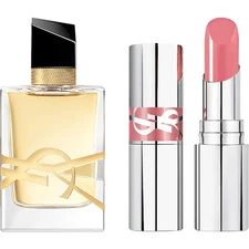 YSL Mini Libre EDP & Mini Loveshine Lip Oil Stick Lipstick 44 Nude Lavalliere