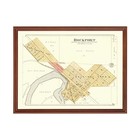 Old Map of Rockport, IL 1895 - Vintage Rockport Illinois Art