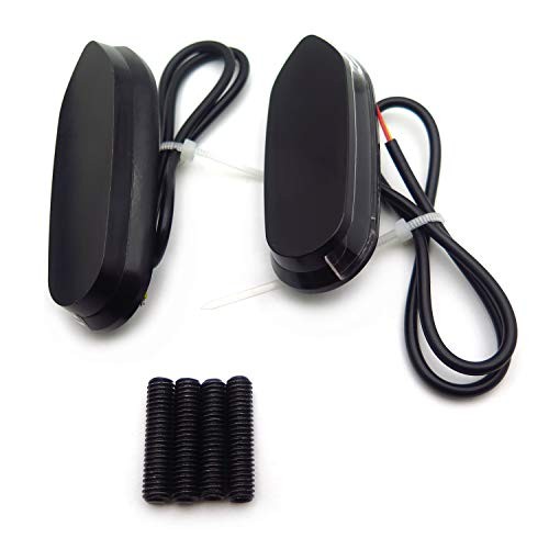 - LED Signal Spiegel Block Off Grundplatte kompatibel mit SUZUK 05 Classic schwarz - Bild 3 von 7