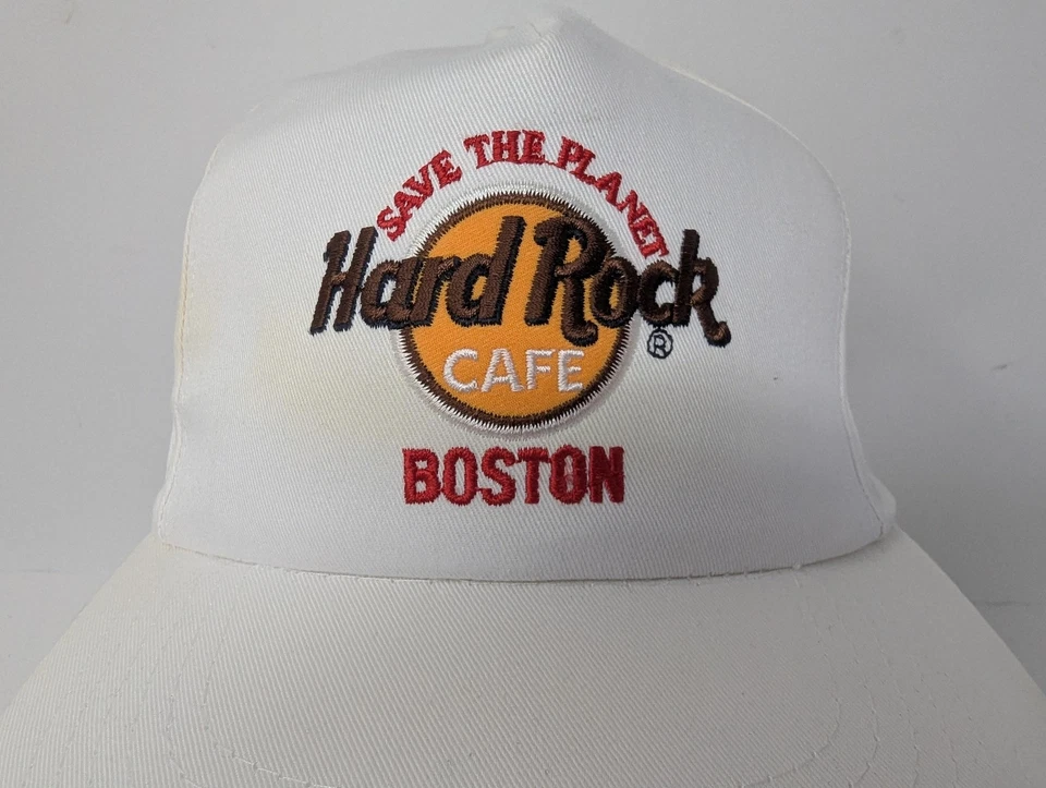 VINTAGE Hard Rock Cafe Hat Cap Strap Back Boston Atlanta New Orleans Lot 3 90s - Image 4 of 4