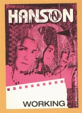 Hanson 2000 This Time Around Concert Tour Working Backstage Pass