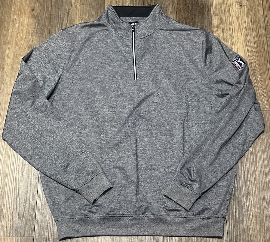 Pull-over De Golf FootJoy Homme 1/4 Zip - Taille S - Gris/bleu PGA (très Bon état)
