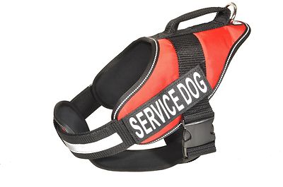 Dogline Alpha Service Dog Harness Vest Removable Custom Patches Chest Plate