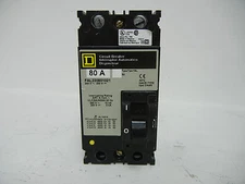 SQUARE D FAL220801021 NEW-NO BOX 80A CIRCUIT BREAKER W/ SHUNT TRIP FAL220801021