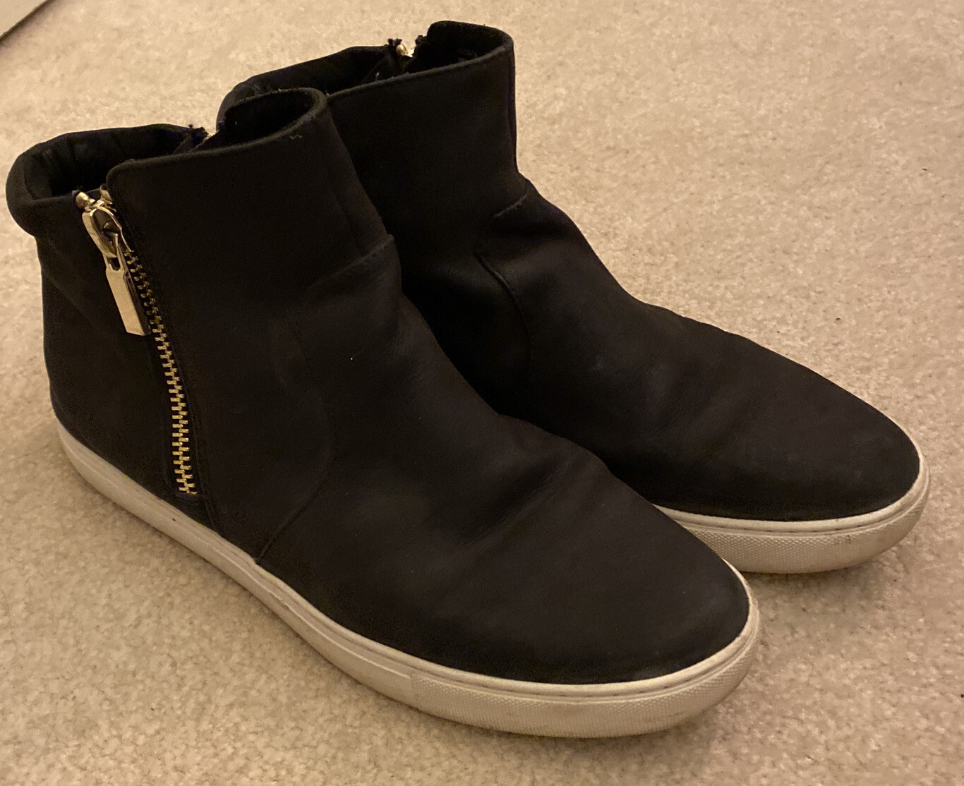 Kenneth Cole Keenan Black Leather Shoes 