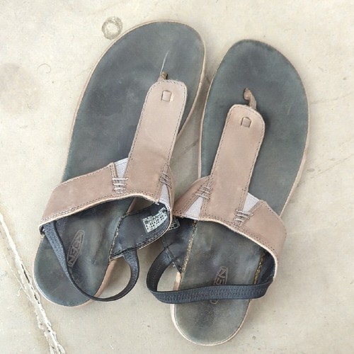 Keen Men's Taupe Leather Summer Sandals Size 11