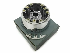 1967-68 GM Chrome Comfort Grip Style Steering Wheel Adapter Kit 3930062