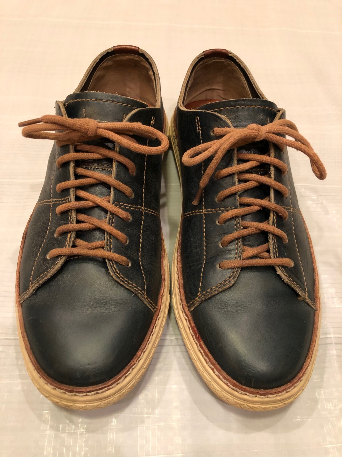 Frye Mens Walker Low Lace Up Leather Sneaker Shoes eBay