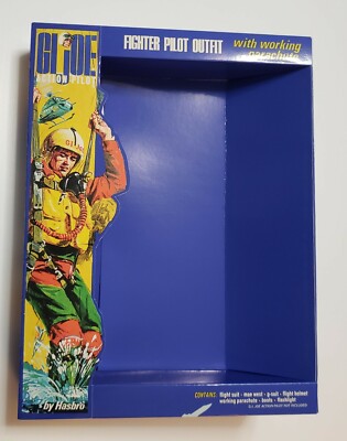 GI Joe Fighter Pilot empty window box 1967 type unassembled