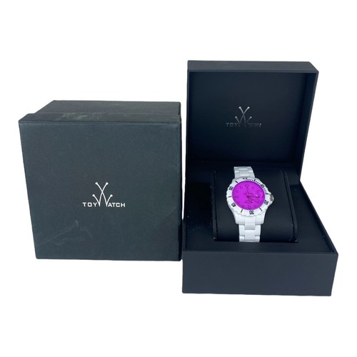 Orologio giocattolo bianco e viola orologio in gesso FL01WHVL - Foto 2 di 3