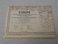 1969  MAP OF EUROPE NATIONAL GEOGRAPHIC (35)