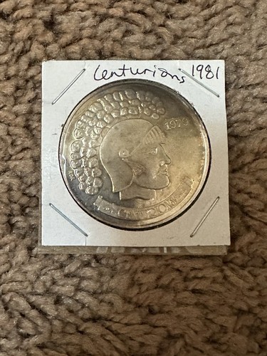 1981 .999 Feinsilber Centurions Doubloon - Karneval Krewe Favor
