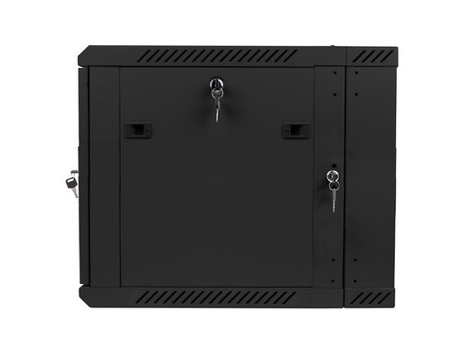 5901969403923 Lanberg WF02-6609-10B Rack 9U Wandmontiertes Regal Schwarz Lanberg - Bild 3 von 8