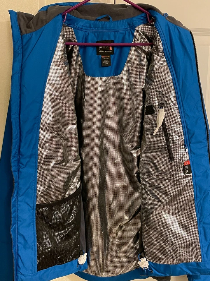 Northend Men's Insulated Hybrid Heat Reflect Tech Jacket Large Blue - Image 2 of 4