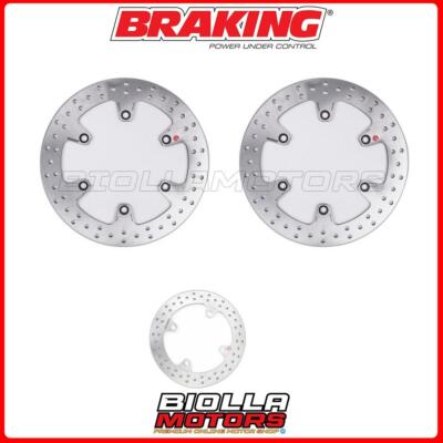 Honda CBF S ABS 600 2003 - 2007 FRONT + REAR BRAKING DISC KIT 