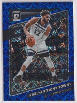 2021-22 Donruss Optic Blue Velocity #87 Karl-Anthony Towns