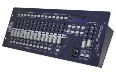 Chauvet DJ OBEY 70 Light/Fog DMX Lighting Controller+Pressure Sensitive Joystick