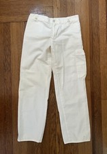 Vintage 1990's Helmut Lang White Cargo Pants Women IT44