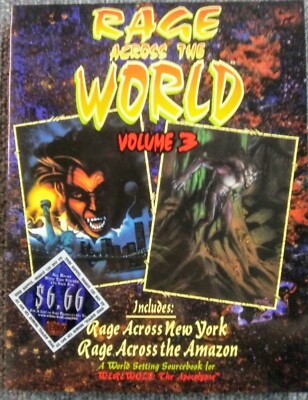 Werewolf: Rage Across the World Volume 3 SC RPG Supplement NEW White Wolf Games