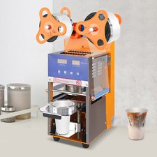 400W Automatic Electric Cup Sealer Commercial Full Cup Sealing Machine