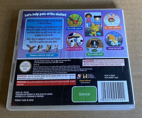 Dora & Friends Pet Shelter for Nintendo DS Game With Case Rated G Games Kids - Bild 2 von 3