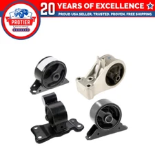 Engine Motor & Trans Mount Set 4PCS Compatible for 99-02 Mitsubishi Mirage 1.5L