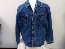 Men's Denim Jean Jacket Tucson Dry Goods Vtg Sz Small
