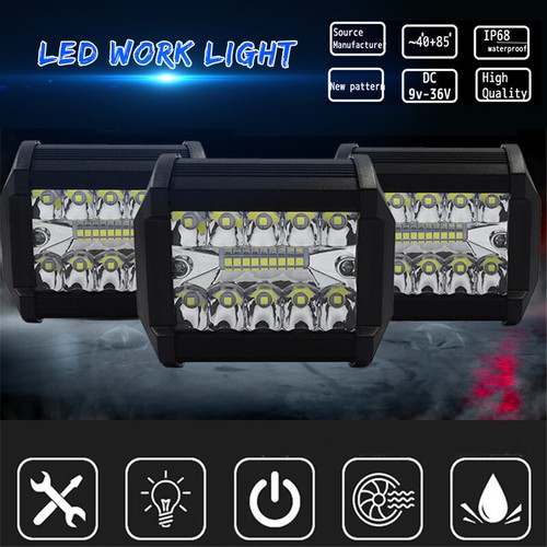 42'' inch LED Light Bar +22"+4" Pods Combo Kit for Jeep Wrangler JK TJ YJ CJ 40" - Picture 11 of 24