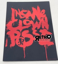 Insane Clown Posse Foil Hatchetman Sticker 4x6 ICP twiztid boondox juggalo