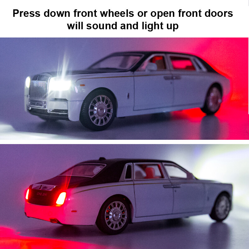 1:24 Rolls-Royce Phantom Diecast Model Car Toy Collection