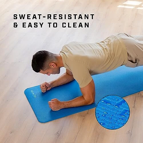 Yoga Mat by KG Physio | 8mm Thick Yoga Mats for Women and Men | Foam Exercise - Picture 4 of 5
