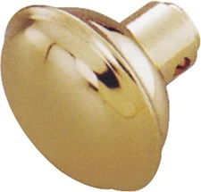NEW TOOLBASIX BRASS ROUND STEEL SET OF DOOR KNOBS WITH SWINDLE 8890394