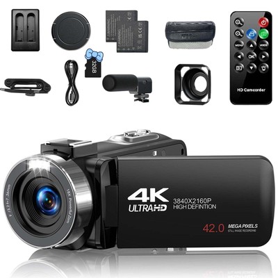  AC13 4K 42MP 30fps Camcorder Video Camera Digital DV 18X Zoom Vlogging Recorder