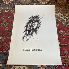 ASKATASUNA AFFICHE Politique Basque lithographiée en noir vers 1980 RARISSIME !