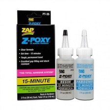 ZAP Glue - Z-Poxy 15 Minute Epoxy 4 oz. Set