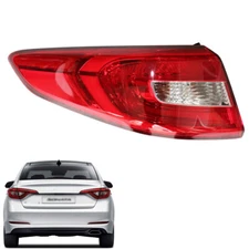 Left Outer Tail Light Rear Lamp W/bulb For Hyundai Sonata 2015 2016 17 Taillight