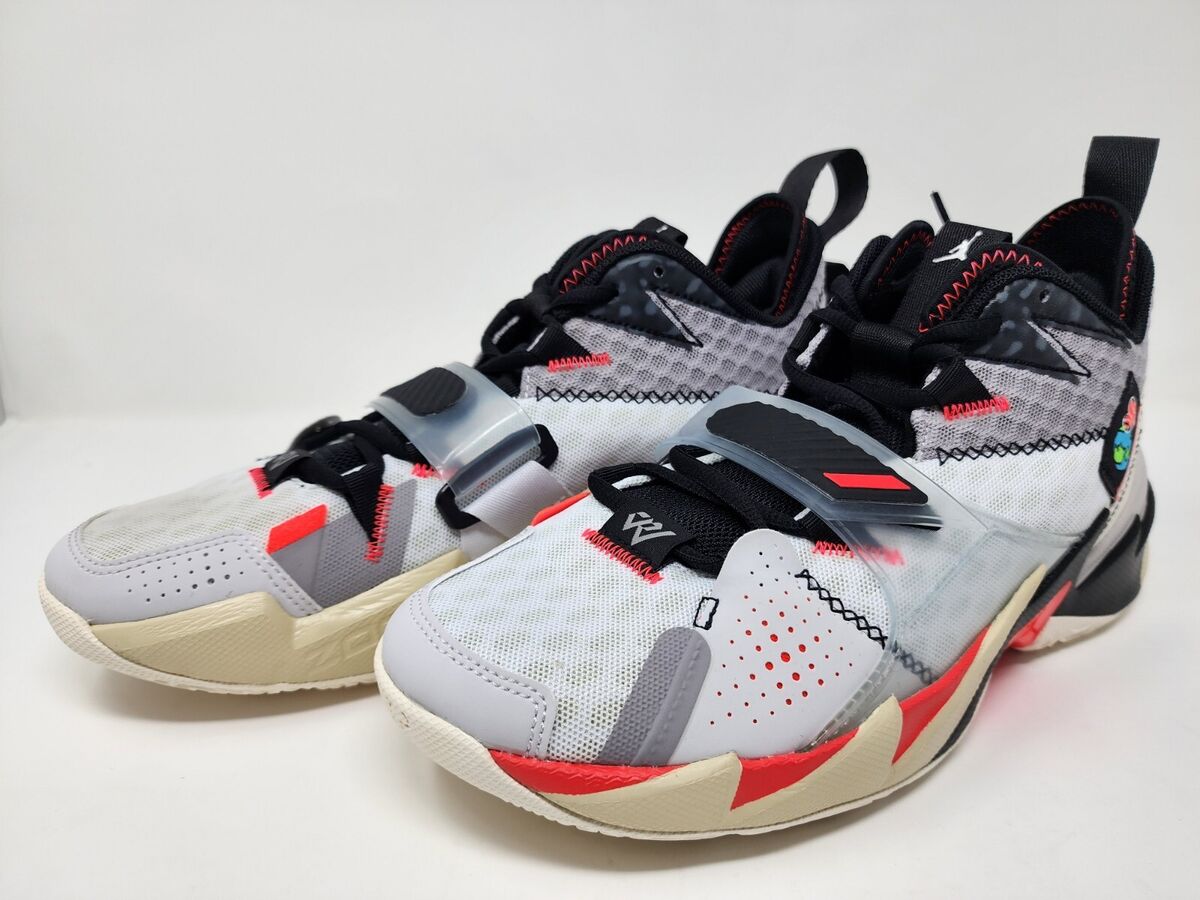 Jordan Why Not Zer0.3 UNITE White Crimson Black Sz 9 CD3003 Jordan Why Not Zer0.3 UNITE White Crimson Black Sz 9 CD3003