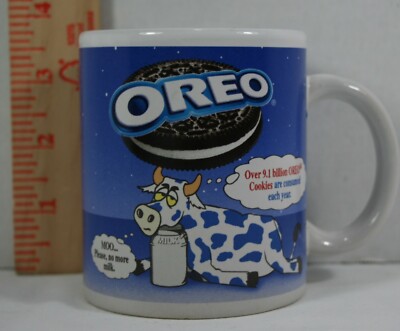 Oreo Cookie Mug Cup Coffee Tea Milk Nabisco Advertising Promotional Memorabilia