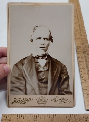 MAN - Cabinet Card - Hayden, LOWELL, MASS., photographer - listing #5585