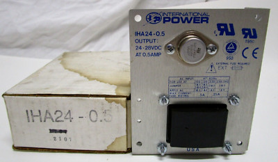 NEW INTERNATIONAL POWER IHA24-0.5 DC POWER SUPPLY
