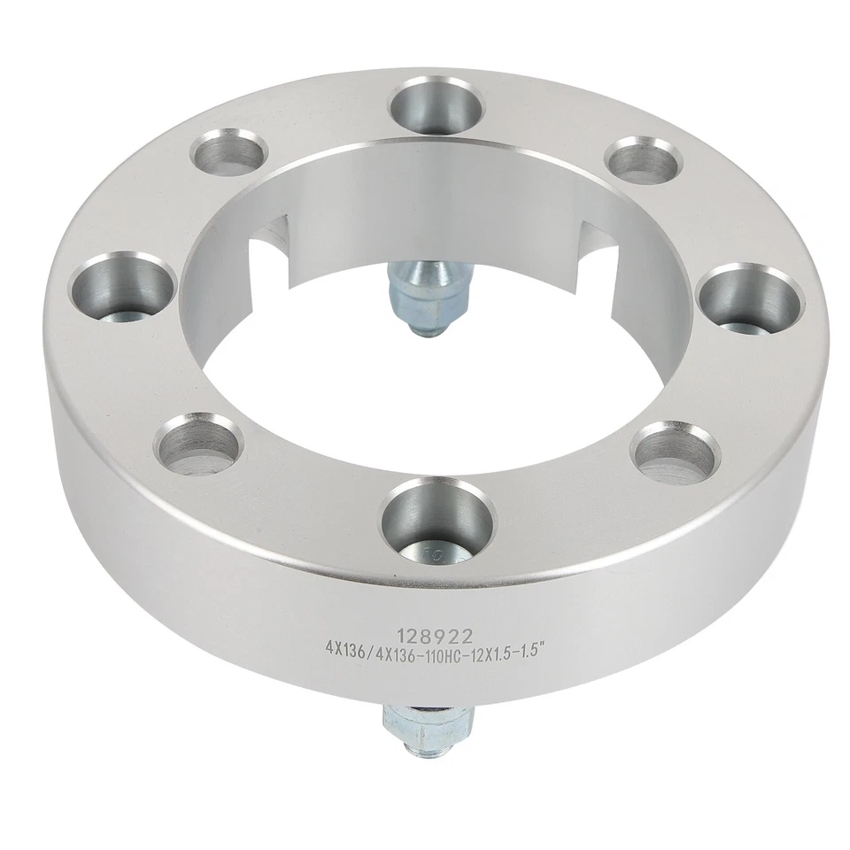 (4) Espaciadores de rueda 1,5" 4x136 4/136 12x1,5 para Honda Pioneer 1000 1000-5 2016-24 Foto 2 de 4