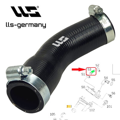 Turboschlauch Ladeluftschlauch für SMART Fortwo Coupe 0.8 CDI A 6601410104