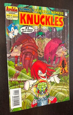 KNUCKLES #1 (Archie Comics 1996) -- Sonic the Hedgehog -- NM-